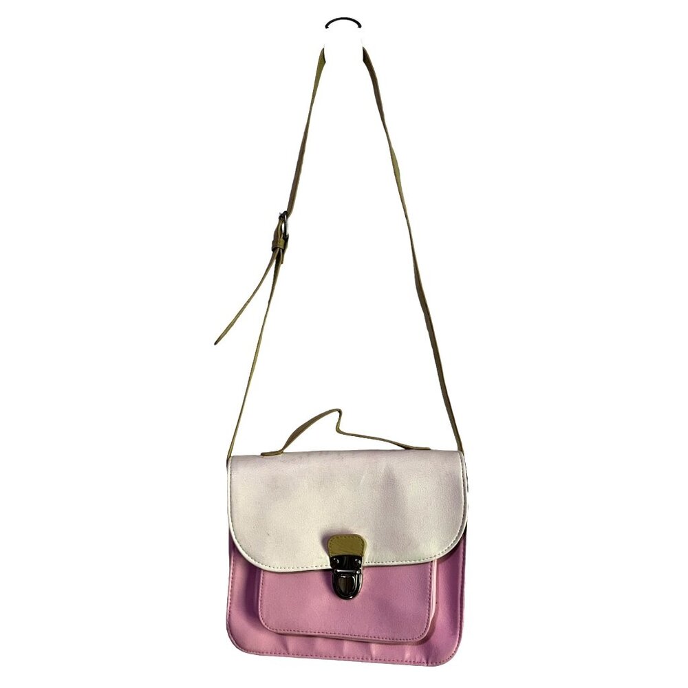 Our Generation Pink & White Crossbody Purse with Floral Inner